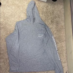 Vineyard vines long sleeve/hooded pullover shirt